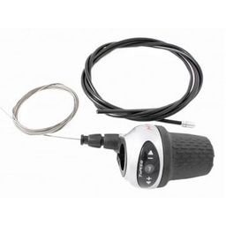Shimano Revo shifter,7-sp,silver 2320mm ,2100mm outer,cj-nx10 (4524667327806)