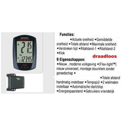 Cateye Computer cat strada rd300 dr.l. zwart (4990173017324)
