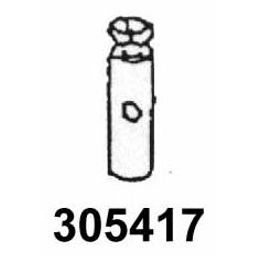 Merkloos ds schroefnippel 6x14 (25) (8717164010081)