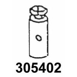 Merkloos ds schroefnippel 8x15 (25) (8717164010111)