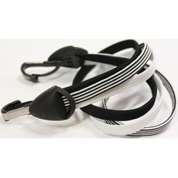 Gazelle Snelbinder 28 power black/wit RVS haak (8717118457931)