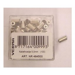 Merkloos ds kabelhoedje 5.0mm (100) (8717164009993)