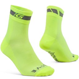 Gripgrab Socks - Cycle Summer Sock Hi-Vis, Regular Hi-Vis Yellow M (5708486112242)