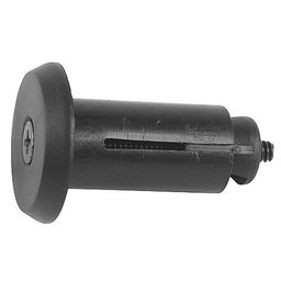 Batavus Bat stuud einddop 18mm pvc zwart (8715957115487)