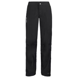 Vaude* Vaude Yaras Rain Pants III Dames Maat 42 (L) Zwart
