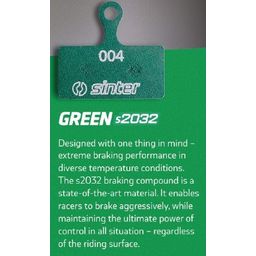 Sinter Remblok Shimano D 003/TRP Green S2032 (3838835446468)