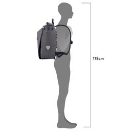 Ortlieb Vario Urban QL2.2 20L pepper (4013051059916)