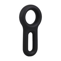 Doc johnson The Keyhole - Silicone Cockring - Black (782421098407)