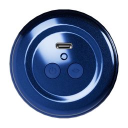 Xkin by shots Metallix - Ronan Cobalt - Vibrating Torch Masturbator with Suction - Mouth - 660g - Blue/Flesh (8714273031426)