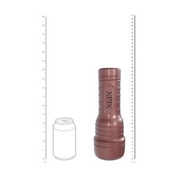 Xkin by shots Metallix - Lexi Rouge - Vibrating Torch Masturbator - Ass - 590g - Rose Gold/Flesh (8714273031341)