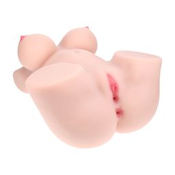 Xkin by shots Bodyforms - Aveline Luxe - Dual Entry Vibrerende Masturbator - 14 kg / 30,9 lbs - Vlees (8714273030016)