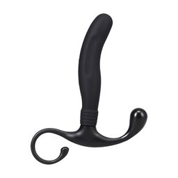 Doc johnson Smooth Silicone Prostate Massager - Black (782421098902)