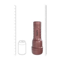 Xkin by shots Metallix - Mila Desire - Vibrating Torch Masturbator with Suction - Ass - 660g - Rose Gold/Tan (8714273031402)