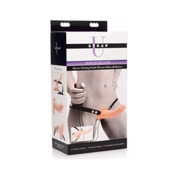 Xr brands Supreme Pleasure - Vibrerende Dubbele Dildo met Harnas (848518028297)
