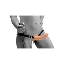 Xr brands Supreme Pleasure - Vibrerende Dubbele Dildo met Harnas (848518028297)