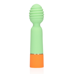 Loveline by shots Geribbelde Mini Vibrator met USB Oplader - Lente Salie (8714273049360)