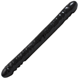 Doc johnson Geaderde Double Header - Dildo met Dubbele Einden - 18 / 45 cm (782421103606)