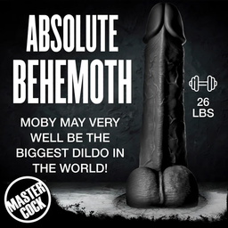 Xr brands Moby Super Dildo - 2 ft / 60 cm - Zwart (848518053916)