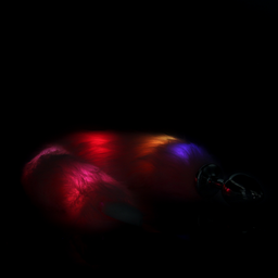 Ouch! by shots Lichtgevende vossenstaart met metalen buttplug (8714273047779)