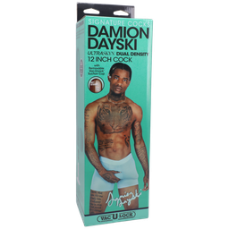 Doc johnson Damion Dayski - Realistic ULTRASKYN Dildo - 12 / 30 cm - Chocolade (782421087081)