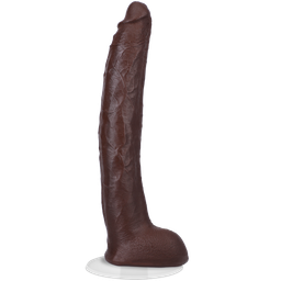 Doc johnson Damion Dayski - Realistic ULTRASKYN Dildo - 12 / 30 cm - Chocolade (782421087081)