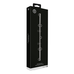 Ouch! by shots Spreader Bar met Meerdere Haken - Zilver (8714273047922)