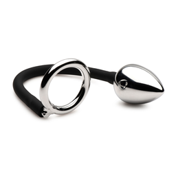 Xr brands Tug and Plug - Cock- en Ballring met Anale Plug (848518053985)