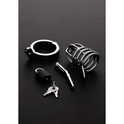 Steel by shots Attica Chastity Cage - 1.8 / 45mm (8714273781307)