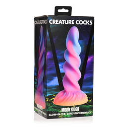 Xr brands Moon Rider - Glow-in-the-Dark Eenhoorn Dildo (848518053022)
