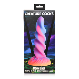 Xr brands Moon Rider - Glow-in-the-Dark Eenhoorn Dildo (848518053022)