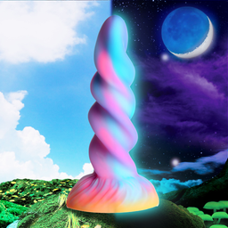 Xr brands Moon Rider - Glow-in-the-Dark Eenhoorn Dildo (848518053022)