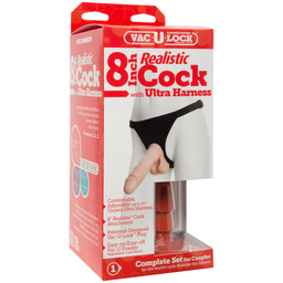 Doc johnson Realistisch Cock + Ultra Harness - 8 / 20 cm (782421157401)