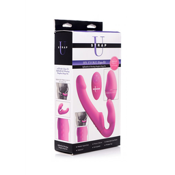 Xr brands Evoke Ergo Fit - Strapless Strap-On met Afstandsbediening (848518032300)
