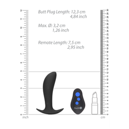Ouch! by shots E-stim Vibrerende Buttplug (7423522560563)