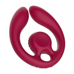 Snail vibe GIZI Duo - Dual Couples Stimulator - Bordeauxt (8720615766154)