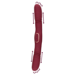 Loveline by shots Dubbelzijdige Duwvibrator - Merlot Druif (8714273049056)