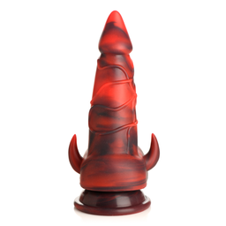 Xr brands Horny Devil - Demon Silicone Dildo - Rood (848518052988)