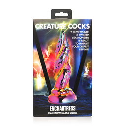 Xr brands Enchantress - Rainbow Glass Dildo (848518053794)