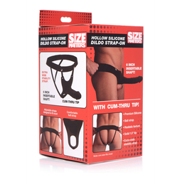 Xr brands SM - Holle Siliconen Dildo Strap-On (848518036384)