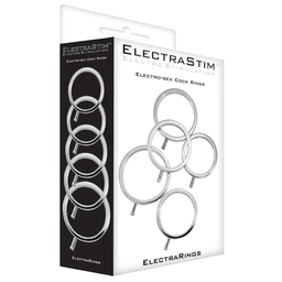 Electrastim Set van massieve metalen cockringen (609224031038)