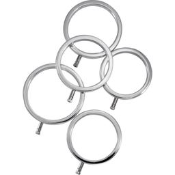 Electrastim Set van massieve metalen cockringen (609224031038)