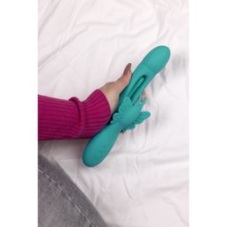 Loveline by shots Flapper G-Spot Vlinder Vibrator - Pauwblauw (8714273049179)