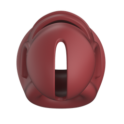 Mancage by shots Model 28 - Ultra Soft Silicone Chastity Cage - Rood (8714273051325)