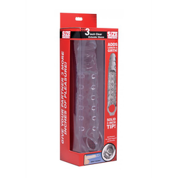 Xr brands Transparante Penis Sleeve - 3 / 7,5 cm (848518031419)