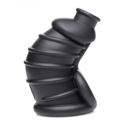 Xr brands Donkere Kamer - Silicone Chastity Cage (848518043528)