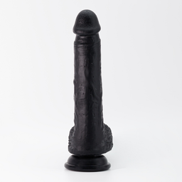 Crushious Inviktus - Vloeibare Silicoon Dildo - 8 / 22 cm - Zwart (7403254159303)