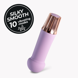 Crushious Mellow Puff - Mini Wand Vibrator - Lavendel (7403254161337)