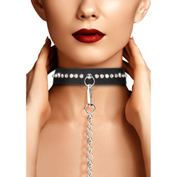 Ouch! by shots Diamanten Halsband met Leash (7423522543566)