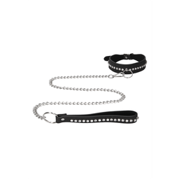 Ouch! by shots Diamanten Halsband met Leash (7423522543566)