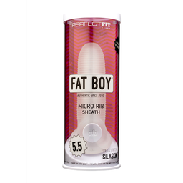 Perfectfitbrand Fat Boy Micro Ribbed Sheath - Dildo - 6 / 14 cm (851127008109)